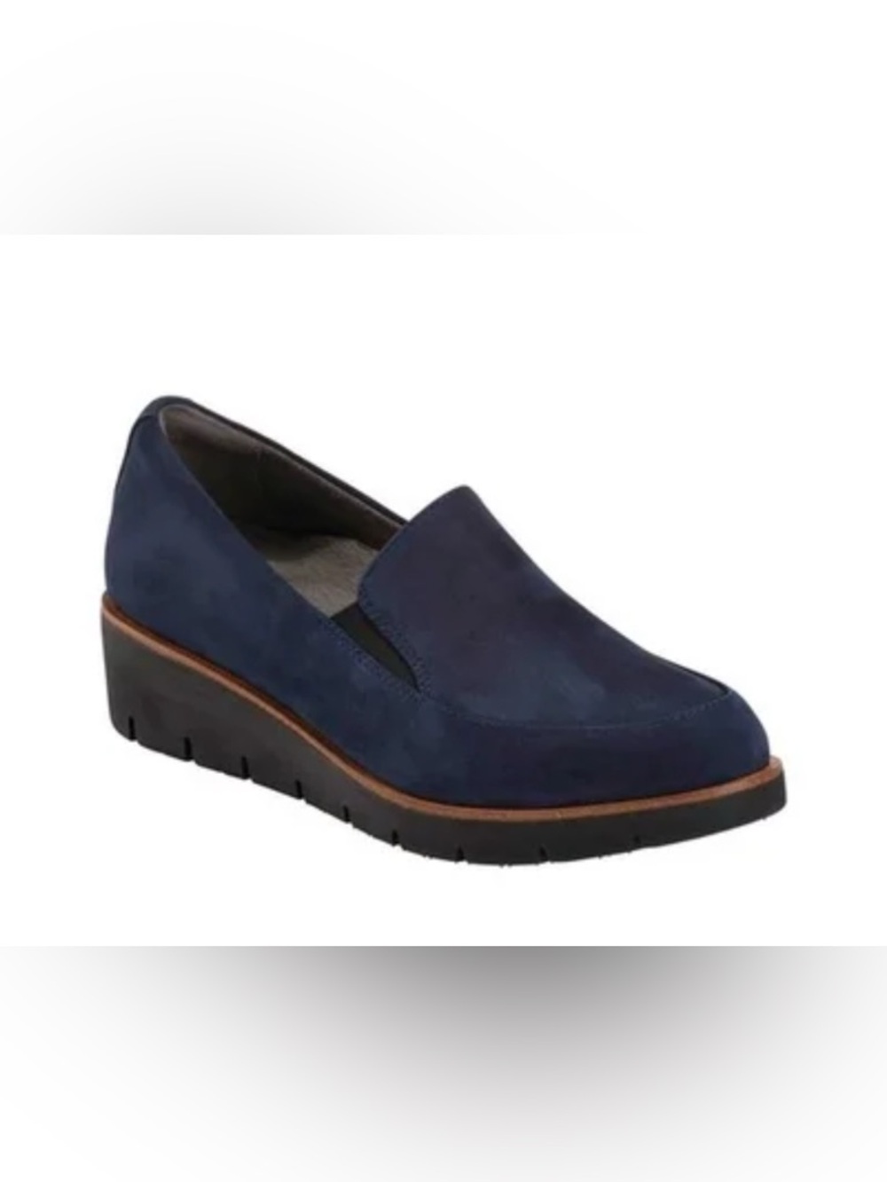 Earth Women's Navy Suede Loafer